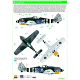 HGW 1/48 scale wet transfers FW A8/R2 Reichsverteidigung Markings 248059