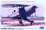 Rising Decals 1/72 scale RD72-076 for Bücker 131 in Japanese Service 8x camo