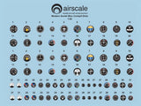 Airscale 1/32 Soviet Jet Cockpit instrument decals AS32SJET