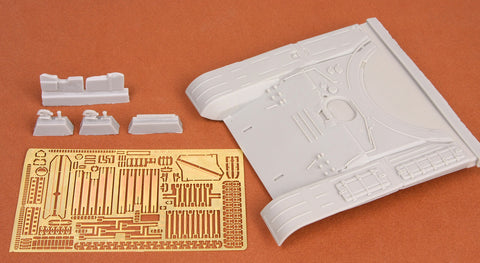 SBS Model 1/35 resin T-72M early front hull armour set for Tamiya SBS35006