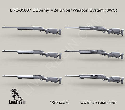 Live Resin 1/35 US Army M24 Sniper Weapon System (SWS) - LRE35037