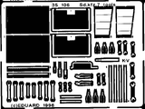 Eduard 1/35 Photoetch 35106 - Sd.Kfz.7 Tools for Tamiya - NOS