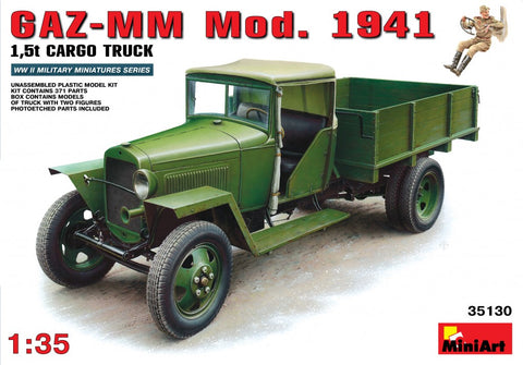 MiniArt 1/35 scale  GAZ-MM Model 1941 Soviet Truck #35130