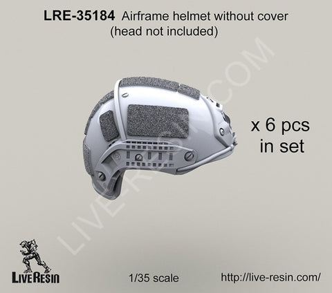 Live Resin 1/35 LRE35184 Airframe helmet without cover head not included x6