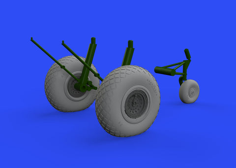 Brassin 1/48 Scale B-17 wheels (HK Models) - 648529