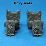 Hypersonic Models 1/48 Resin Martin Baker Mk. H5 Ejection Seats (Navy) - HMR48014-1