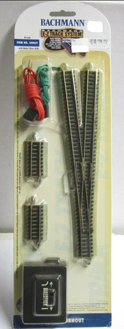 Bachmann N Scale E-Z Track - #6 WYE Turnout - #44869 - New Old Stock