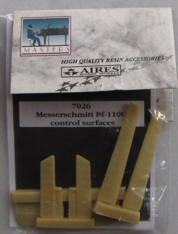 Aires 1/72 scale Messerschmitt Bf 110G control surfaces for Italeri #7026