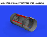 Eduard Brassin 1/48 resin exhaust nozzle MiG-23ML - 648430 - Trumpeter