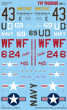 Caracal 1/48 decal CD48087 - F7F Tigercat - Part 1 for Italeri (AMT/Esci)