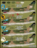 Furball 1/48 decal MAN-Eater SLUFs options for 9 A-7D  #48-016