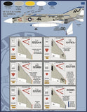 Furball Aero Design 1/48 Decals Phantom F-4J Air Wing All Stars Pt 3 - 48045