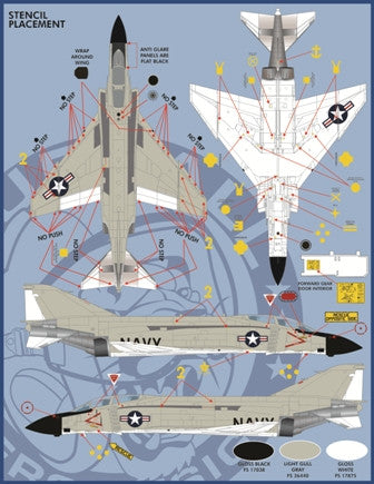 Furball Aero Design 1/48 Decals Phantom F-4J Air Wing All Stars Pt 3 - 48045 Furball Aero Design 1/48 Decals Phantom F-4J Air Wing All Stars Pt 3 - 48045