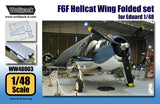 Wolfpack 1/48 scale resin F6F Hellcat Wing Folded set for Eduard kit - WW48003