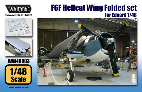 Wolfpack 1/48 scale resin F6F Hellcat Wing Folded set for Eduard kit - WW48003 Wolfpack 1/48 scale resin F6F Hellcat Wing Folded set for Eduard kit - WW48003