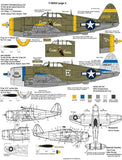 ThunderCals 1/48 P47-D Razorback #48-004 Pacific Theatre Pt4 Pineapple AF