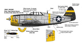 ThunderCals 1/48 P47-D Razorback #48-004 Pacific Theatre Pt4 Pineapple AF