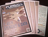 Furball decal 1/48 stencil & data sheet for F-4B/N - FUR48013
