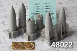 Advanced Modeling 1/48 resin BETAB-500Shp concrete-Piercing Bomb - AMC48022