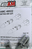 Advanced Modeling 1/48 resin BETAB-500Shp concrete-Piercing Bomb - AMC48022