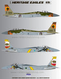 Speed Hunter Graphics 48024 1/48 Decal for F-15 Heritage Eagles