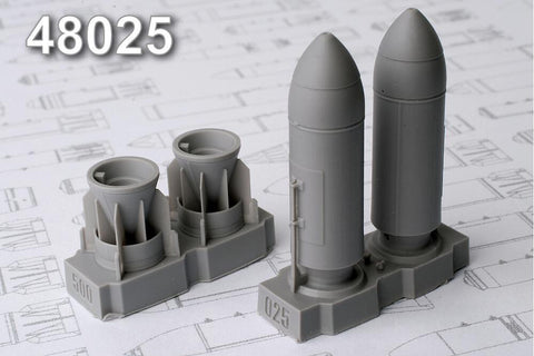 Advanced Modeling 1/48 resin RBK-500 PTAB-1 500kg cluster Bomb - AMC48025