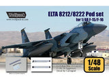 Wolfpack 1/48 scale resin IAI ELTA 8212/8222 Jamming pod set - WP48048