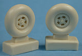 Ultracast 1/48 Hawker Typhoon resin wheels for Hasegawa UC48073