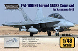 Wolfpack 1/48 scale resin F/A-18D ATARS conversion Hasegawa Hornet WP48077