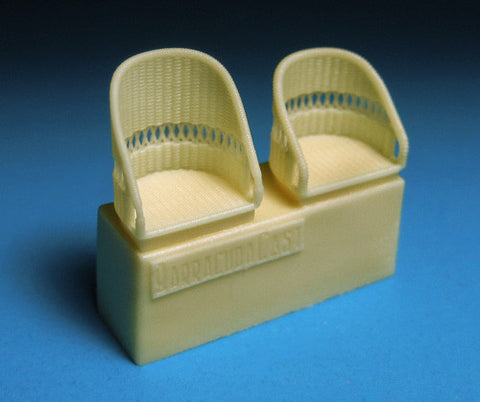 1/48 BarracudaCast BR48260 British WWI Wicker AGS Seats - No Belts