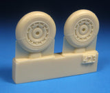 BarracudaCast 1/48 scale Fw 190A-6 through A-9, F, D Mainwheels w/Smooth Tire - BR48423
