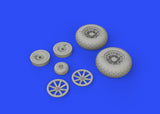 Brassin 1/32 Scale P-40N Wheels (Trumpeter) - 632143