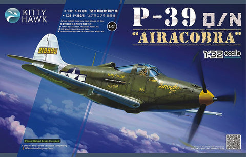 Kitty Hawk 1/32 Scale P-39 Q/N Airacobra - KH32013 New Old Stock