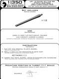 Master Model 1/350 IJN 12,7cm/40 (5in) Type 89 barrels w/o blastbags 12pcs