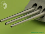 Master Model 1/200 Scale Main Gun Barrels (12pcs) - Fits Trumpeter USS Arizona BB-39 - SM200001