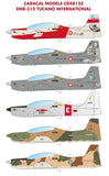 Caracal 1/48 decal EMB-312 Tucano International for Hobby Boss - CD48125