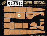 HGW 1/48 wood decals Albatros OEFFAG Light Wood Natural Transparent 548014