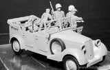 Master Box 1/35 "Hitching a Ride" U.S. Paratroopers & Civilians 1945, Includes Sd.Kfz 1 #MB35161