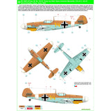 HGW 1/48 Wet Transfers PLUS combo set for Bf109 Afrika - 248064 for Eduard