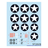 HGW 1/72 scale decals Wildcat Aces Over Guadalcanal  - 572029