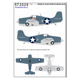 HGW 1/72 scale decals Wildcat Aces Over Guadalcanal  - 572029