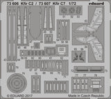 Eduard 1/72 Zoom photoetch detail set for Kfir C7 kit by AMK - 72607