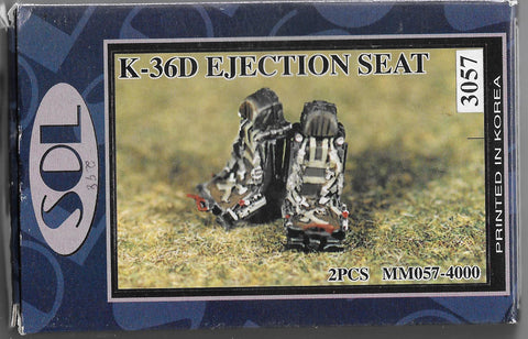 Sol Resin 1/48 K-36D Ejection Seat 2pcs - 3057 - Box wear