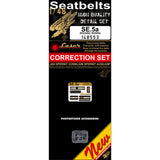 HGW 1/48 SE.5a Seatbelts for Eduard or Roden kits - 148553 - Laser cut