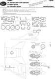 New Ware 1/48 Su-15 Flagon A EXPERT kabuki masks for Trumpeter - NWAM0222