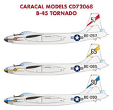 Caracal decals 1/72 CD72068 - B-45 Tornado for the Valom kit