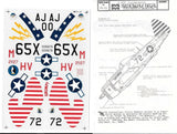 MicroScale 1/48 decal P-47D Thunderbolts 48-68 from collection