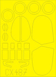 Eduard Canopy Mask 1/72 Scale Avia Bk.534 for Eduard - CX487