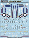 Furball Decal 1/48 F-4J "VX-4 Black Bunny" - 48061