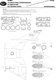 New Ware 1/48 Su-15 Flagon A ADVANCED kabuki masks for Trumpeter - NWAM0221